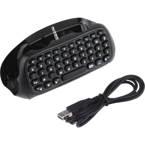 Wireless Keyboard for Sony PS4 Controller Chat Pad Message New