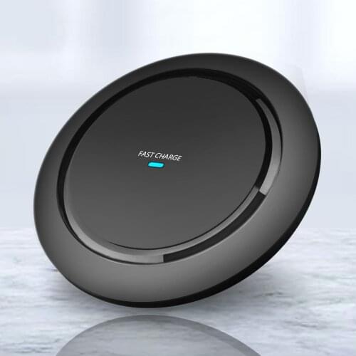 10W Fast Wireless charger for iPhone XS Max X 8 XR 11 Samsung S20 S10 Huawei P30 Pro Xiaomi Mi 10 9 QC 10W Qi Charging Pad