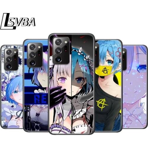 Anime cute REM For Samsung A72 A52 A02 S A32 A12 A42 A51 A91 A81 A71 A41 A31 A21 S A11 A01 A03 Core UW Phone Case