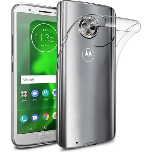 Ultra Slim Case For Motorola Moto E6s E6 Plus Play TPU Silicone Clear Fitted Bumper For Moto E6 Plus Soft Case Back Phone Cover