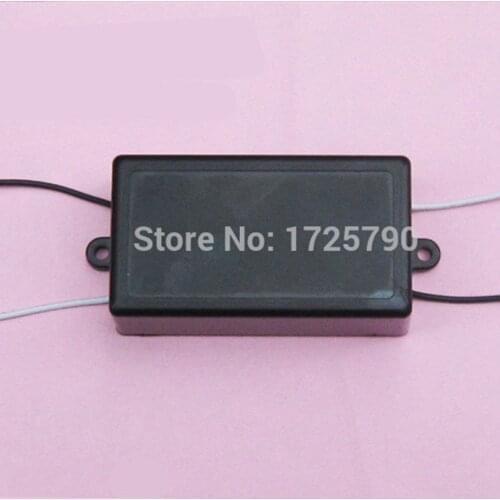 Black Waterproof Enclosure Box Electronic Instrument Case Plastic Cover Project for 1 Channel Relay Module 62.5*35*25MM