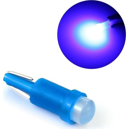 Car Interior T5 Led 1 SMD DC 12V Light Ceramic Dashboard Gauge Instrument Ceramic Car Auto Side Wedge Light Lamp Bulb