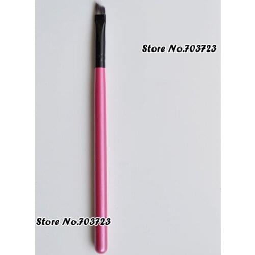 Angled Synthetic Bristles Liner Brush Pro Creating Dramatic CAT EYES Tool Pink