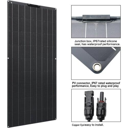Chinas warehouse Top One Solar Panel Supplier ETFE flexible solar panel 100W