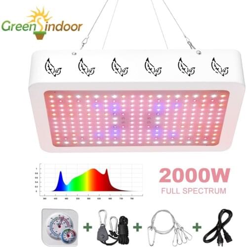 Indoor LED Grow Light Panel 3500K Phyto Lamp For Plants Full Spectrum 6500K Led Grow Tent Daisy Chain Lamps For Medical Plants