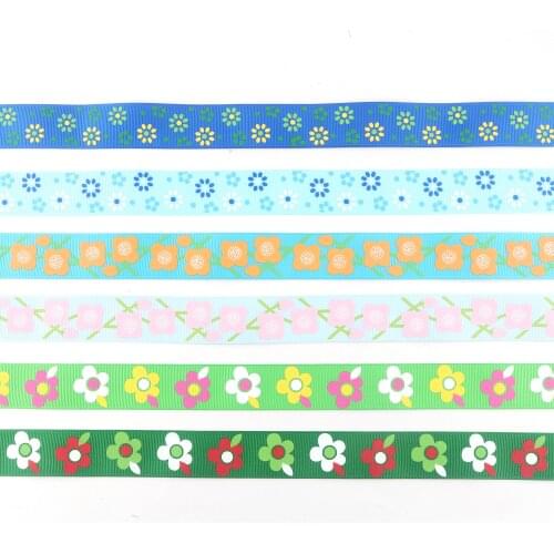 Shamrock ribbon Easter ribbon 25mm Chevron ribbon Webbing Key Fobs Strap daisy ribbon Grosgrain Ribbon DIY Crafts Spring ribbons