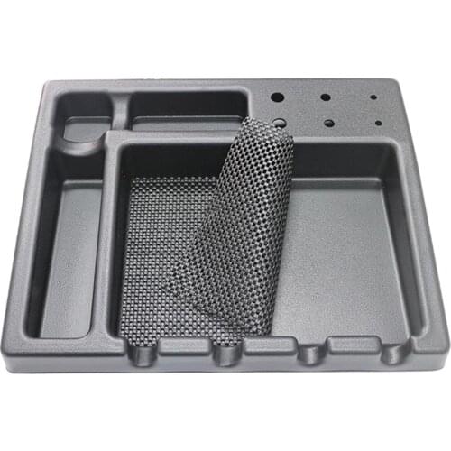 Salon Barber Clipper Tray Anti-slip Salon Clippers Organizer Razor Case Professional Hair Trimmer Holder Hair Salon