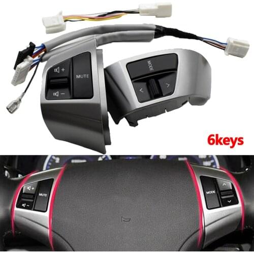 Available in 3 colors) Bluetooth Call Modified Multi Functional Steering Wheel Switch Button For Hyundai Elantra HD