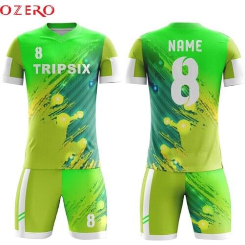 Custom men soccer uniform outfit adult training football jerseys
