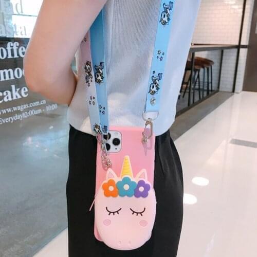 For Samsung A20 30 40 50 60 70 42 A 01 11 21 31 41 81 91 51 71 Wallet Unicorn Shy Horse Soft TPU Silicone Case