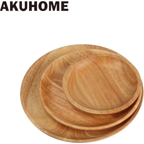 Beech Plates Wooden Tableware Beech Wood Plate Handmade Sushi Dish For Daily Uses Or Gifts High Quality