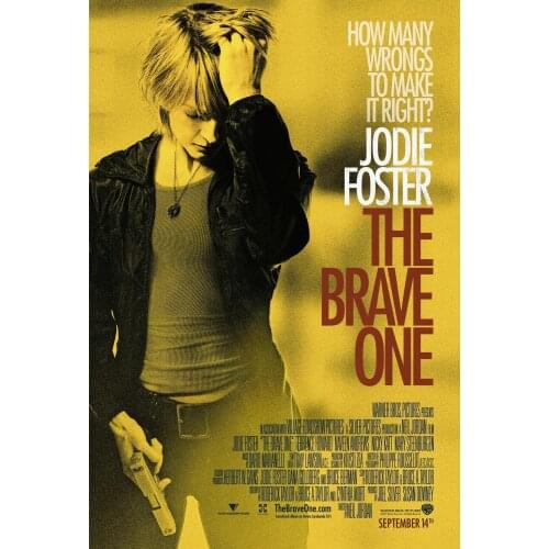 The Brave One Movie Art print Silk poster Home Wall Decor