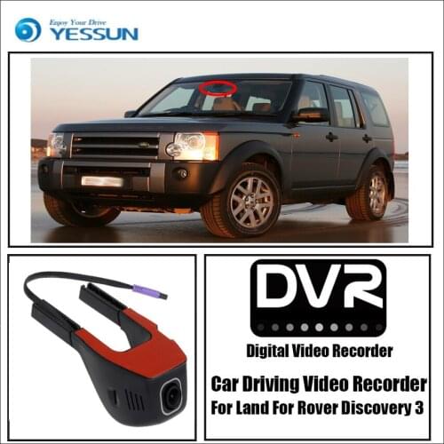 YESSUN for Land Rover Discovery 3 Car Driving Video Recorder DVR Mini Control APP Wifi Camera 1080P Registrator Dash Cam
