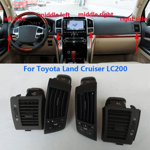 1PC For Toyota Land Cruiser 200 LC200 2008-2013 Car A/C Air Conditioner Outlet Air Conditioning Vents