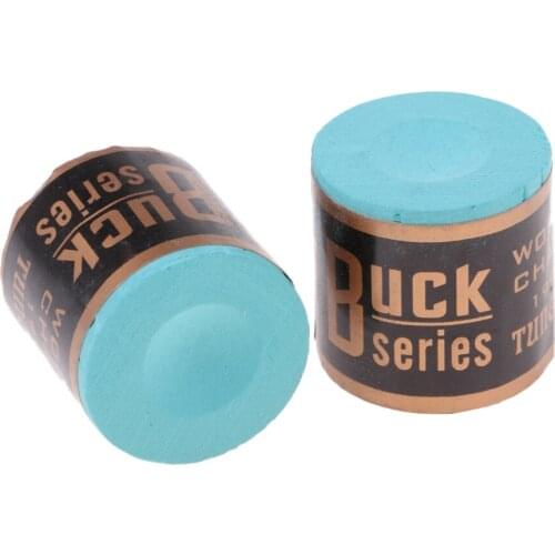 2pcs Calcium Carbonate Blocks Per Box Pro Pool Billiards Snooker Cue Tips Chalk Stick Accessories 24mm