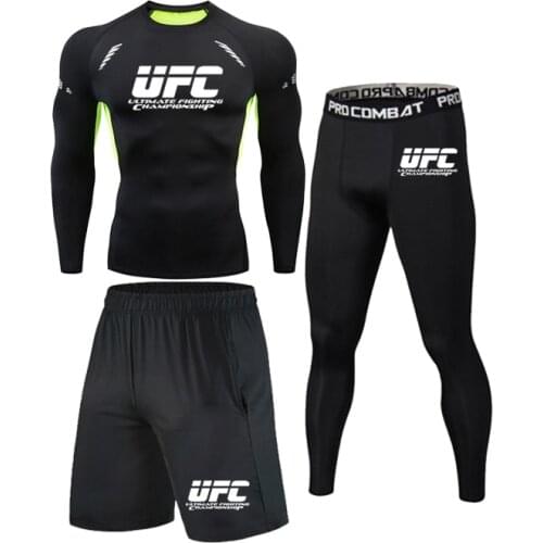 2021 Summer Sweat Wicking Fast Drying Compression Elastic Jogging Running Suit T-shirt Fitness Gym Training Suit