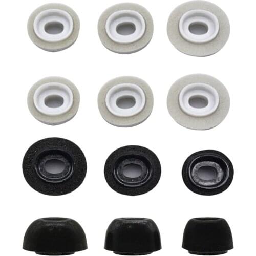 3Pair Memory Foam Ear Tips Replacement Earbuds Cover Earplugs for Airpods Pro 19QA