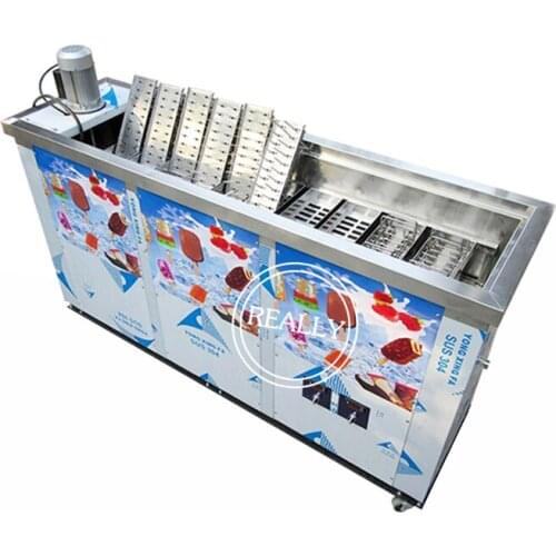 350KG Big capacity Ice lolly making machine 4200W popsicle sticks maker 10/12 molds