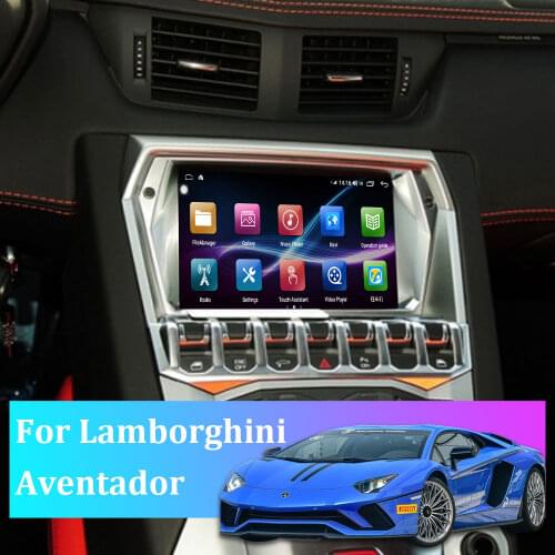 Car GPS Navigator For Lamborghini Aventador 9 Inch HD Touch Screen Bluetooth Stereo Smart Voice Radio DVD Multimedia Player