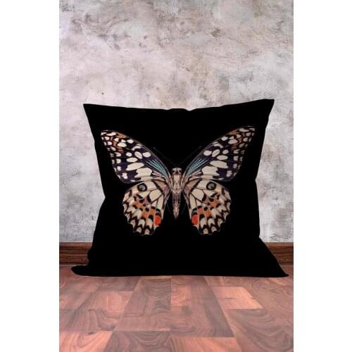 Butterfly Design Digital Printed Decorative Pillow Case