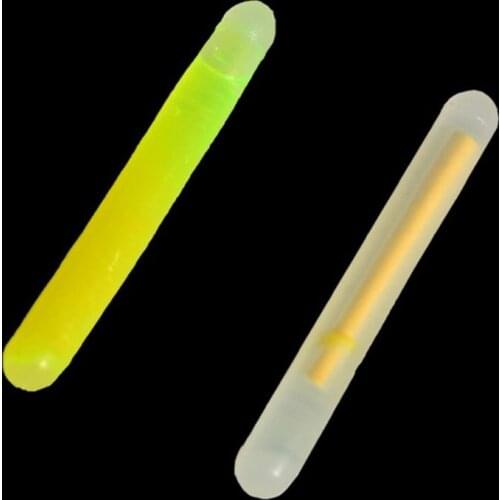 Fishing Fluorescent Lightstick Light Night Float Clip On Dark Glow Stick D5QD