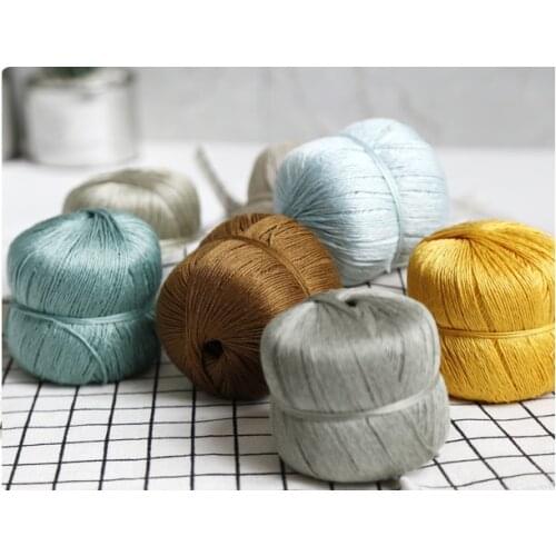 200g/lot #5(Dia.1mm)Soft Cotton crochet thread yarn Long-staple cotton summer cotton yarn for hand knitting clothes