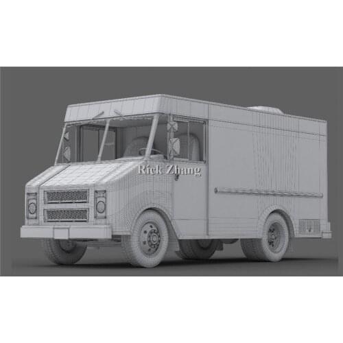 Custom Street Food Vending Carts Mobile Fast Food Truck Van Ice Cream Cart Food Trailers with Freezer For Sale Europe