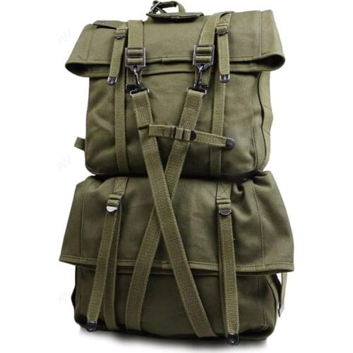 WW2 US ARMY USMC M1944 PACK SET COMBINATION WITH BELT AND STRAPS HIGH QUALITY