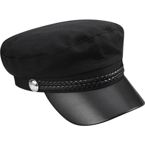WJ412A Fashion Cap for Men and Women British Beret Retro Newsboy Hat