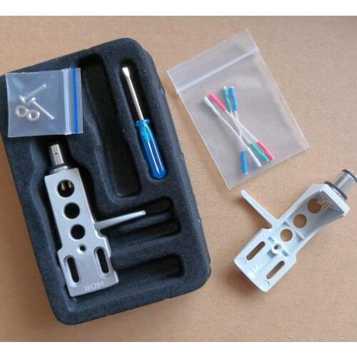 Original for Rekordbox cartridge holder, phonograph cartridge holder, LP vinyl stylus holder, silver phono sound player stand