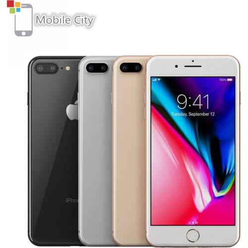 Original Apple iphone 8 Plus Hexa Core iOS 3GB RAM 64/256GB ROM 5.5 inch Cellphone 12MP Fingerprint 2691mAh 4G LTE Mobile Phone