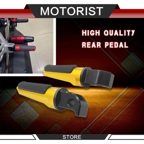 Motorcycle Rear Pedal Footrests For YAMAHA YZF 15R/ YZF R3 /YZF-R25 /YZF-R6 /YZF-R6 Rearset Passenger Footpeg Footrest