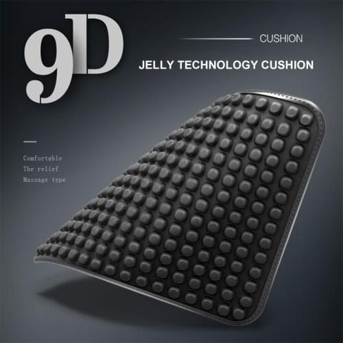 Silica Gel Car Seat Cushion Summer Cooling Pad Ice Gel Pad Ventilated Massage Chair Seat Cushion Pain Relief for Car Home Office