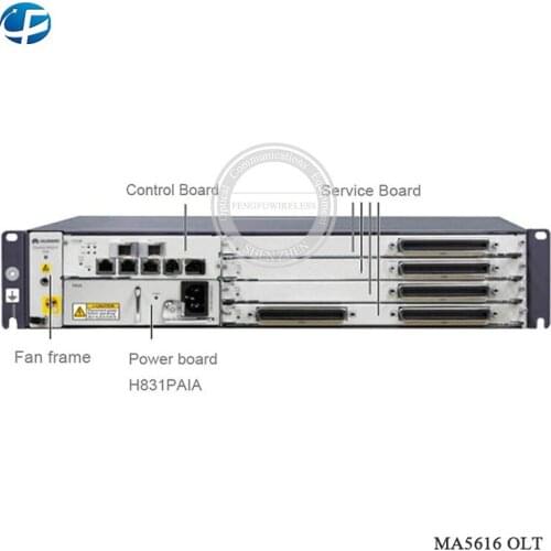 HUA WEI Digital IP MA5616 OLT, CCUB+PDIA+4 Boards VDLE (VDSL 128P) Full Complete Set