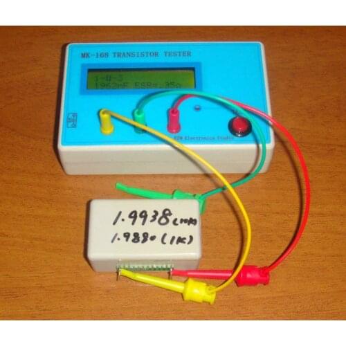 Transistor Tester Diode Triode Capacitance ESR resistance Meter MOS PNP NPN VEG95 T15 0.11 A4