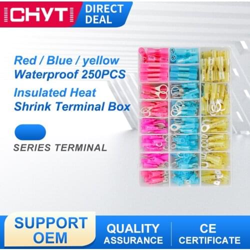 Manufacturers Direct Selling 250PCS Combined Waterproof Brass Insulated Intermediate Connection Heat Shrinkable Terminal Box