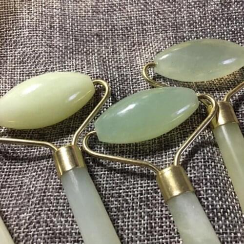 Facial Massage Roller Double Heads Jade Guasha Board Face Neck Thin Lift Tool Body Face Massger Slimming Beauty Health Girl Gift