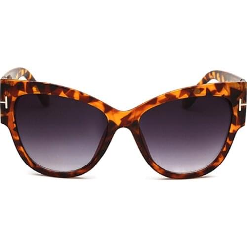 2018 New Fashion Women Colour Luxury Flat Top Cat Eye Sunglasses oculos de sol men Twin Beam oversized Sun glasses UV400 Hot