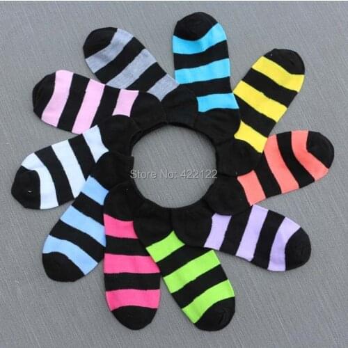 Warm comfortable cotton bamboo fiber girl womens socks ankle low female invisible color girl boy hosiery 3pair=6pcs WS29