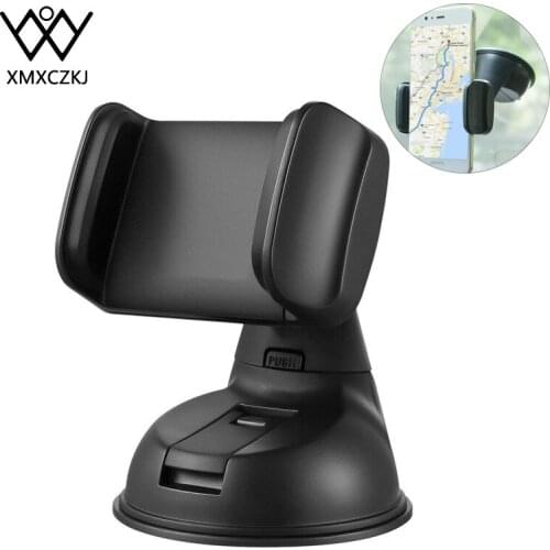 Universal Car Phone Holder For iPhone Xiaomi Car Holder Stand Windshield Mount Cell Phone Holder Car Dashboard Smartphone Stand