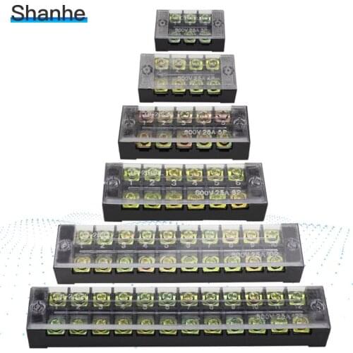 TB-2503 Screw Terminal Strip Covered Barrier Block TB-2504 TB-2505 TB-2506 TB-2510 TB-2512