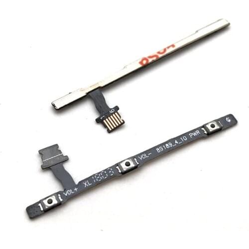 10Pcs/Lot New Power ON OFF Volume Button Key Switch Flex Cable Replacement For Asus zenfone 5Q ZC600KL