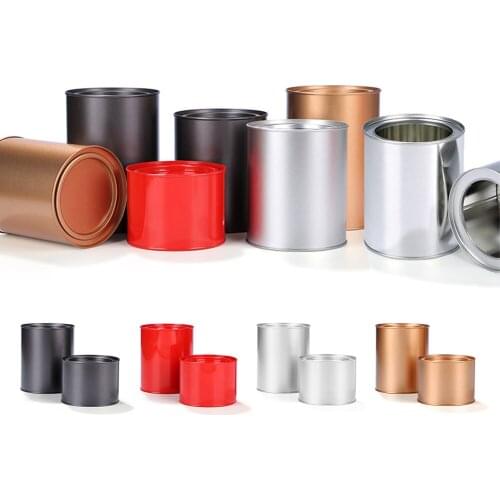 Tea Tin Canister Kitchen Canister with Airtight Lid Tea Container for Loose Leaf, Coffee, Candy