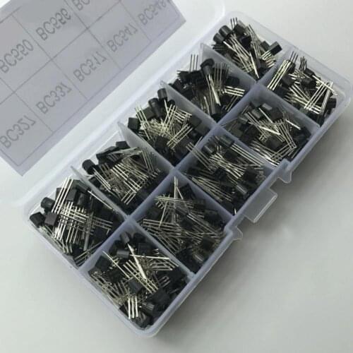 10values X20 200pcs Npn Pnp Power Transistor Assortment Box Bc337 Kit Bc547 Ly A6T2