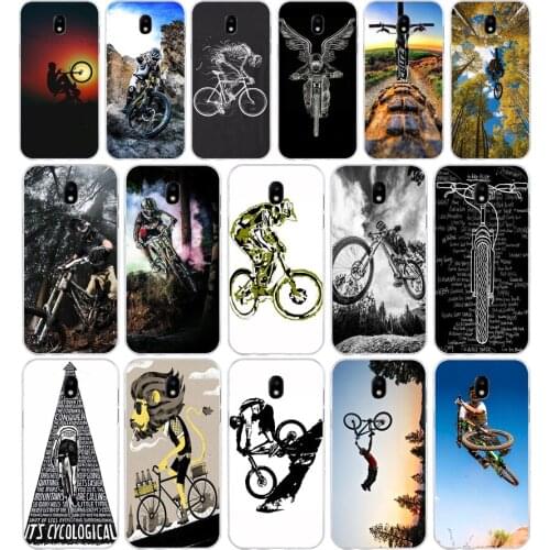 189Amazing mountain bike Bicycle MTB Soft Silicone Tpu Cover phone Case for Samsung j3 j5 j7 2015 2016 17 j2 prime j6 Plus 2018