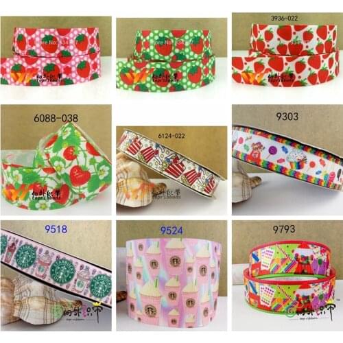 Free shipping printed cartoon grosgrain ribbon 3507