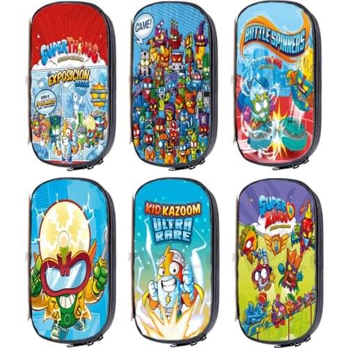 Super Zings Print Pencil Case Capacity Pencil Bag Teens Stationery Bag Boys Girls Pencil Holder Kids Superzings Pen Bag
