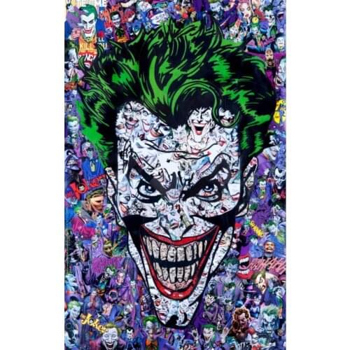 Evil smile The wooden puzzle 1000 pieces ersion jigsaw puzzle white card adult childrens educational toys