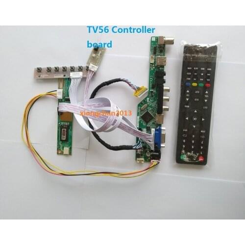 For 15.4" 30pin LTN154X3 Resolution TV56 Digital Signal AV USB 1 lamps Interface Module Controller Board VGA HDMI 1280X800 panel