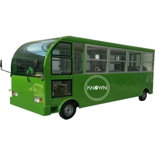 Electric Mobile Green New Style Fast Food Car Truck Kiosk Stand